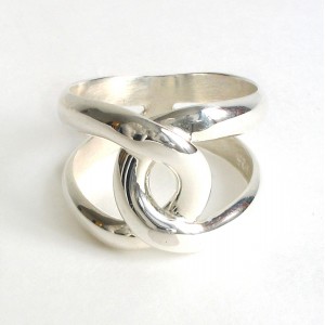 Sterling silver ring "Union"