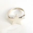 Bague étoile en Argent 925 taille réglable  « Constellation »