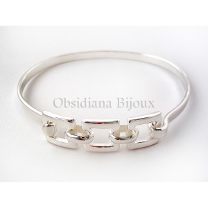 Bracelet rigide argent "Ana"