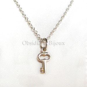 Collier Clef Argent "Key Baby"